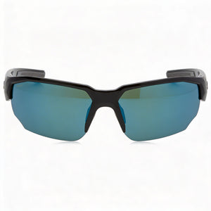 Under Armour Blitzing Wrap Shield Sunglasses Unisex — front view, Polyamide frame