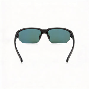 Under Armour Blitzing Wrap Shield Sunglasses Unisex — side view, Non-Polarized Green Multilayer lens