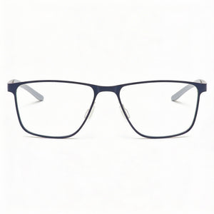 Under Armour Rectangle Eyeglasses for Men — front view, Alloy Steel