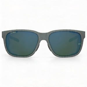 Under Armour Comtemporary Rectangle Sunglasses Men — side view, Polarized Metalized Gray Green lens
