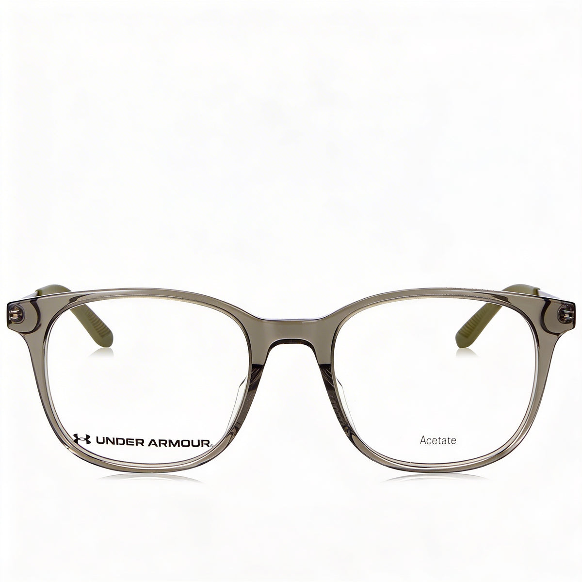 Gafas graduadas rectangulares Under Armour color verde cristal para mujer, 51 mm, Photo 2