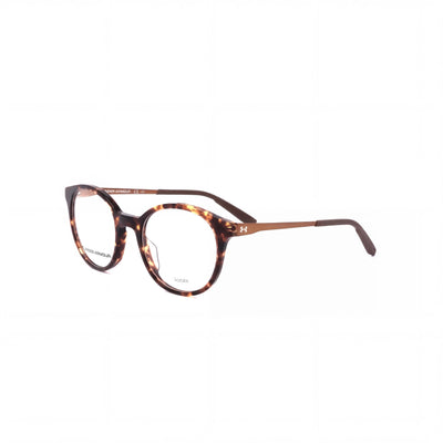 Under Armour Havana Round Eyeglasses for Men, Acetate frame