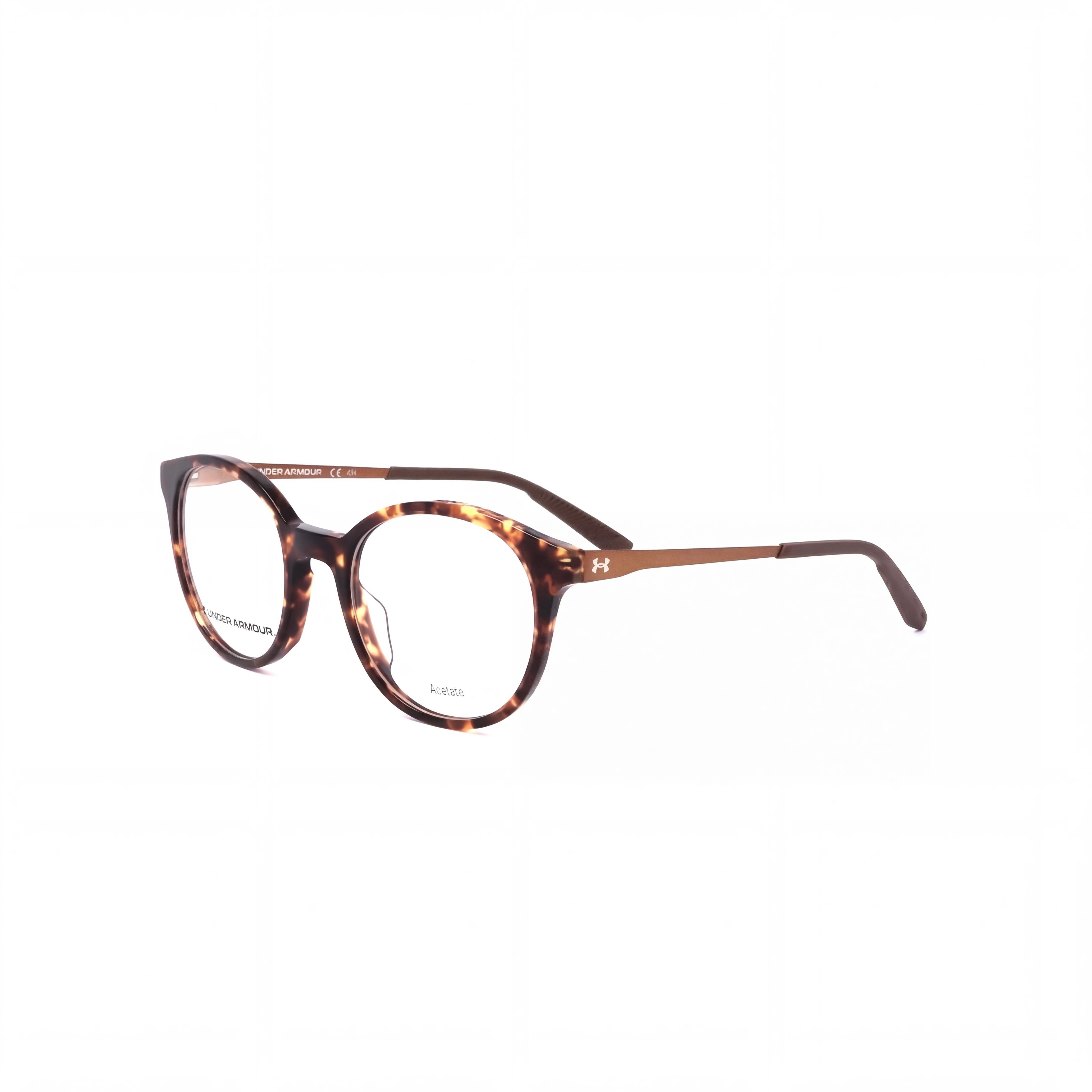 Gafas Redondas Under Armour Havana para Hombre, Acetato 50mm, Photo 1