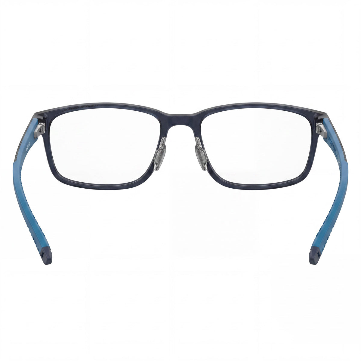 Under Armour Modern Grey Blue Rectangle Eyeglasses for Women, 56mm, Photo 3
