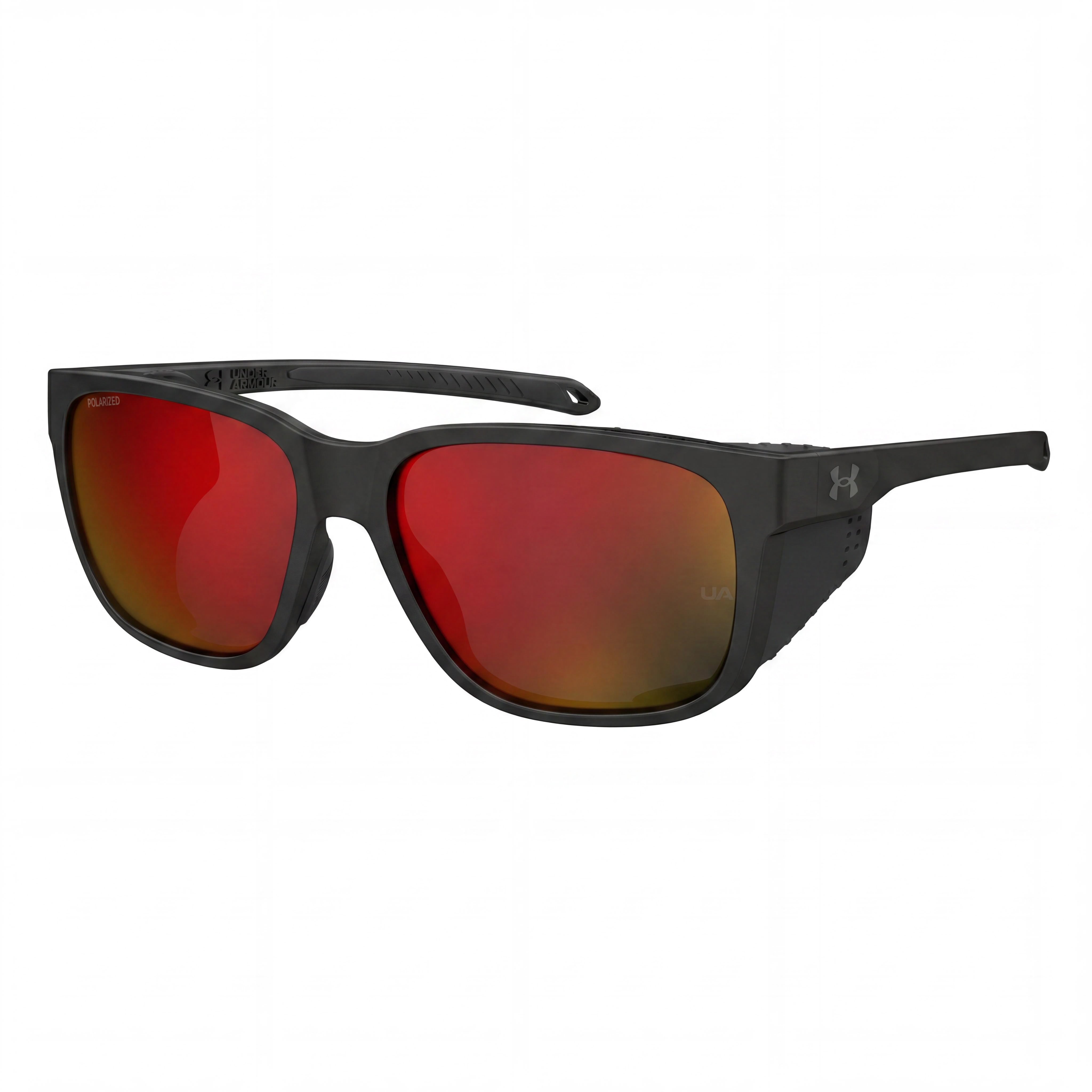 Gafas de sol polarizadas unisex rectangulares Under Armour Outdoor negras, 58 mm, Photo 1