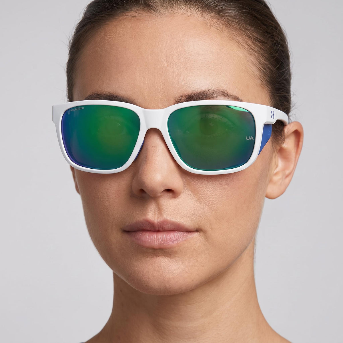 Gafas de sol Under Armour Outdoor White Shield para mujer, 58 mm, Photo 5