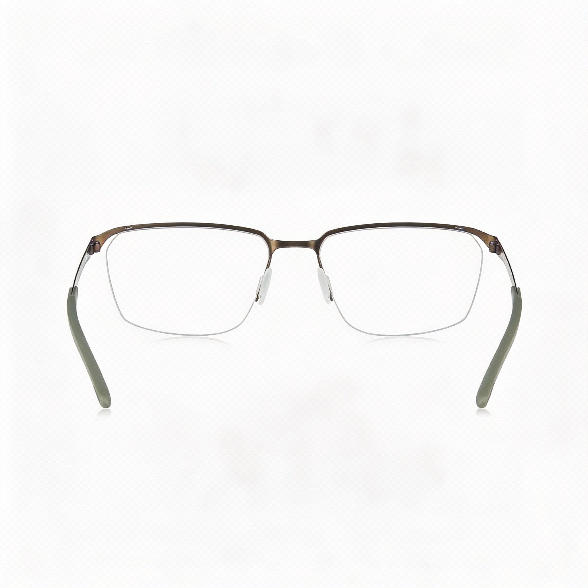 Lentes Rectangulares Gris Marrón Under Armour para Hombre, Aleación de Acero 54mm, Photo 3