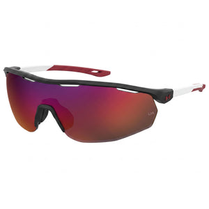 Under Armour UA 0003/G/S Black Shield Sunglasses Unisex, Mirror lens