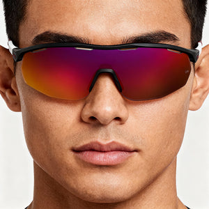 Under Armour UA 0003/G/S Shield Sunglasses Unisex — side view, Mirror lens