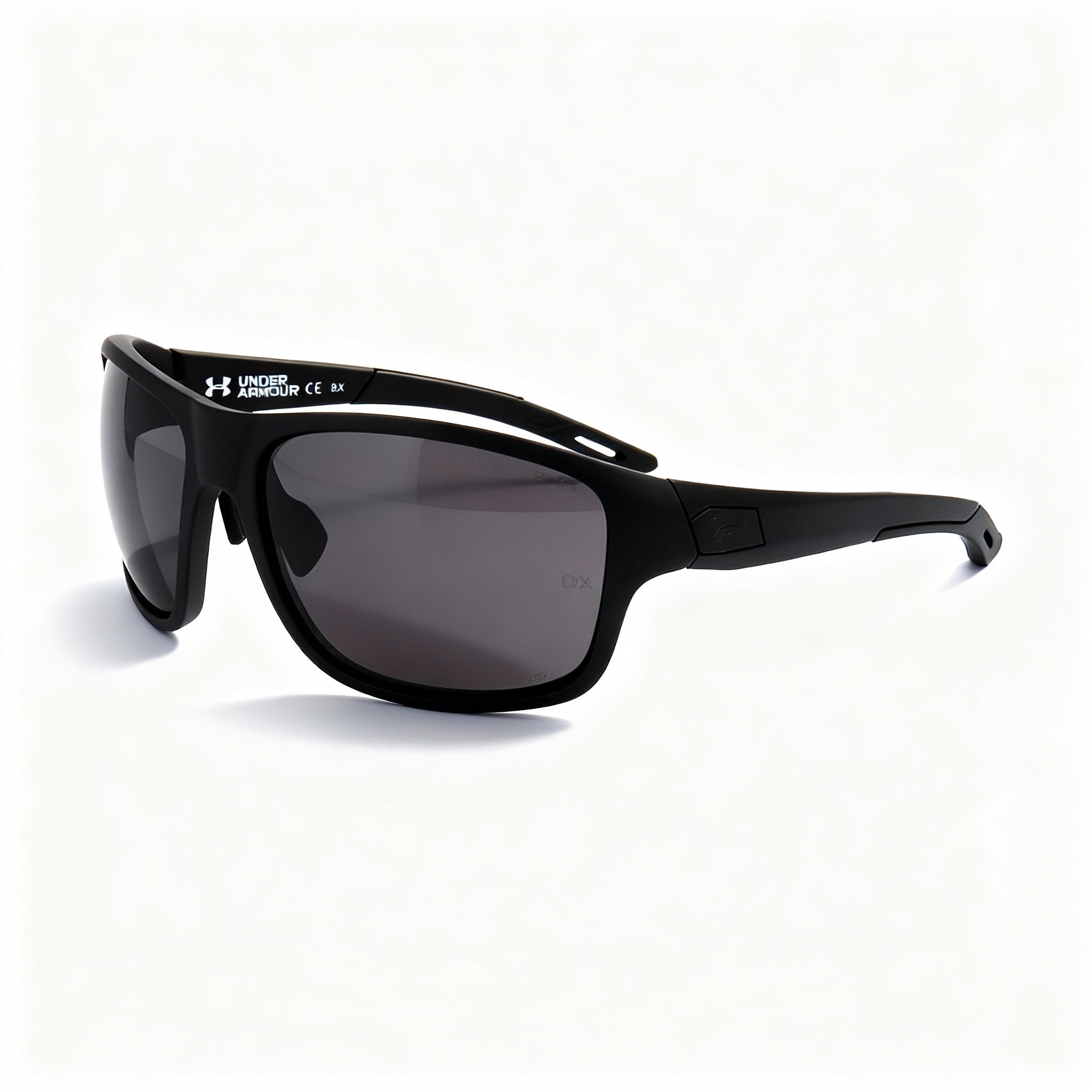 Under Armour UA 0004/S Matte Black Rectangle Sunglasses Unisex, 75mm, Photo 1
