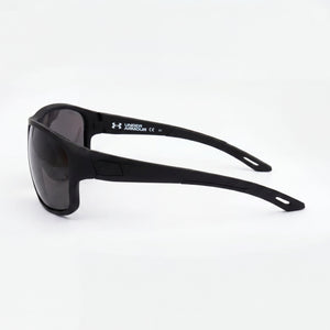 Under Armour Ua 0004/S Rectangle Sunglasses Unisex — side view, Non-Polarized Matt Black lens