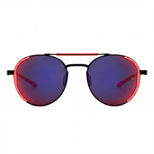 Under Armour UA 0008/G/S Aviator Sunglasses Unisex — front view, Alloy Steel frame