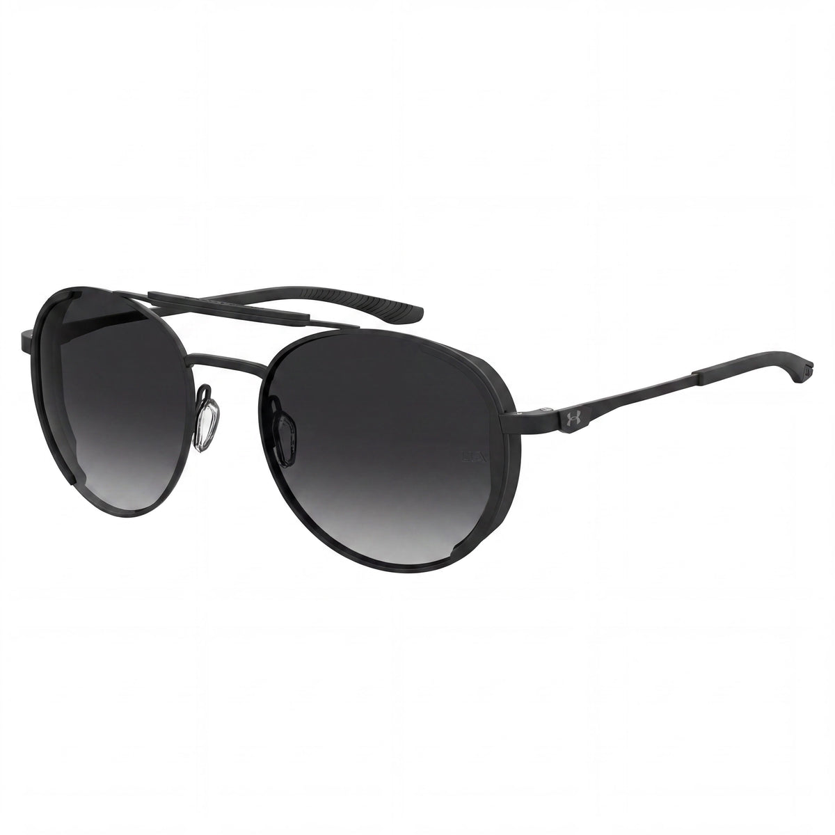 Under Armour Ua 0008/G/S Black Rectangle Sunglasses Unisex, 55mm, Photo 1