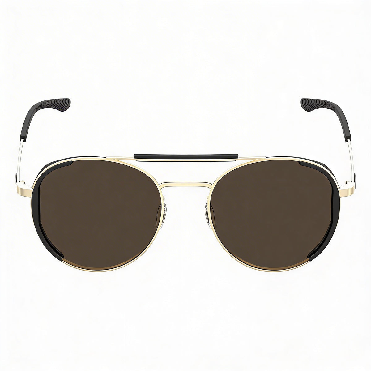 Under Armour UA 0008/G/S Light Gold Round Sunglasses Unisex, 55mm, Photo 2