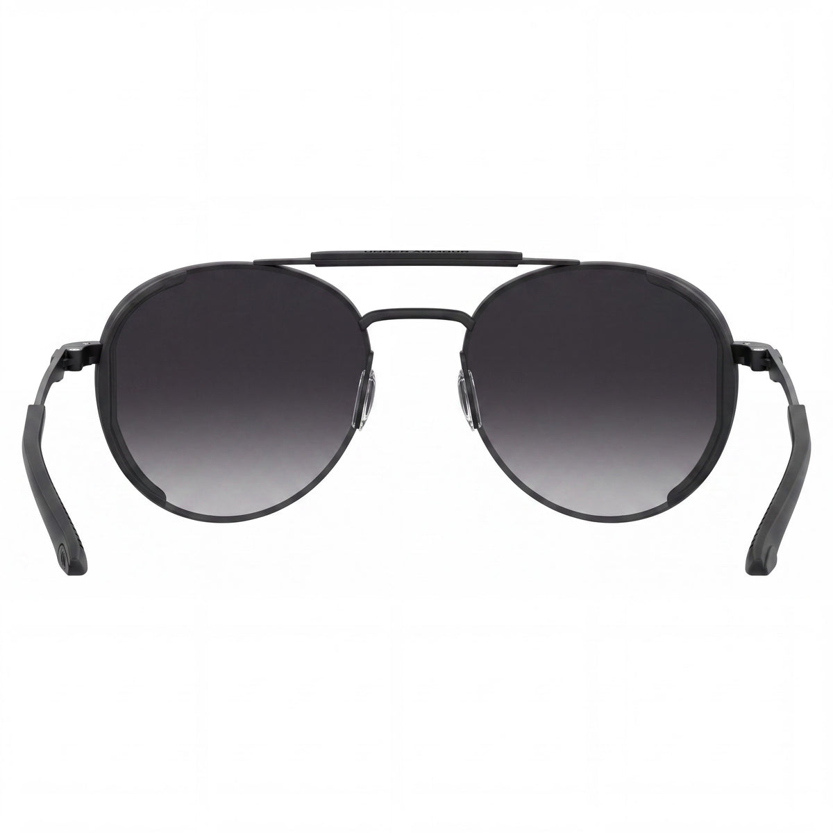 Gafas de sol Under Armour UA 0008/G/S unisex con protección UV, montura de aleación de acero negro mate, lentes negras mate, 55 mm, Photo 4