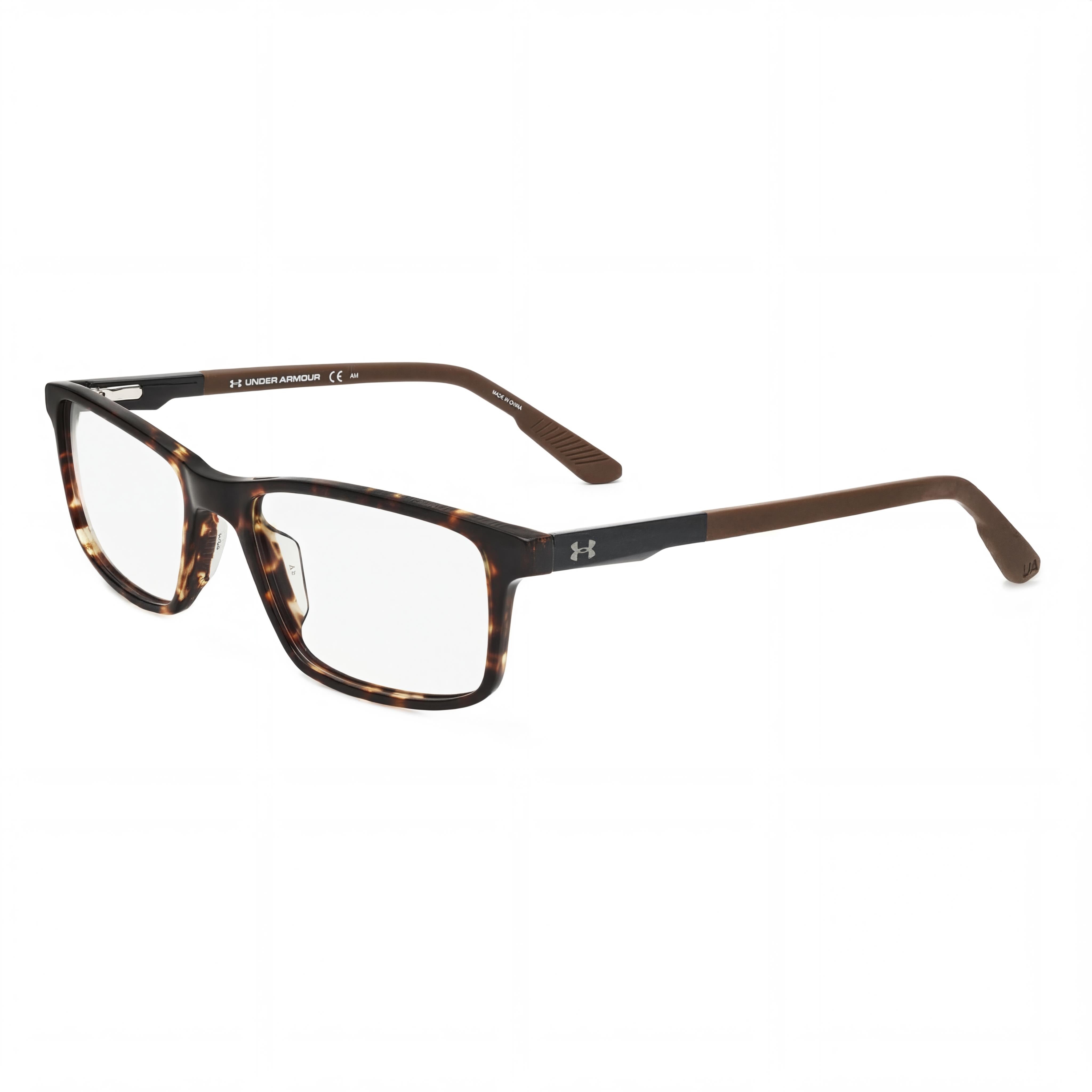 Under Armour UA 5009 Havana Rectangle Eyeglasses for Men, Photo 1