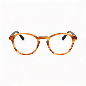 Under Armour UA 5017/G Round Eyeglasses for Men — front view, Acetate