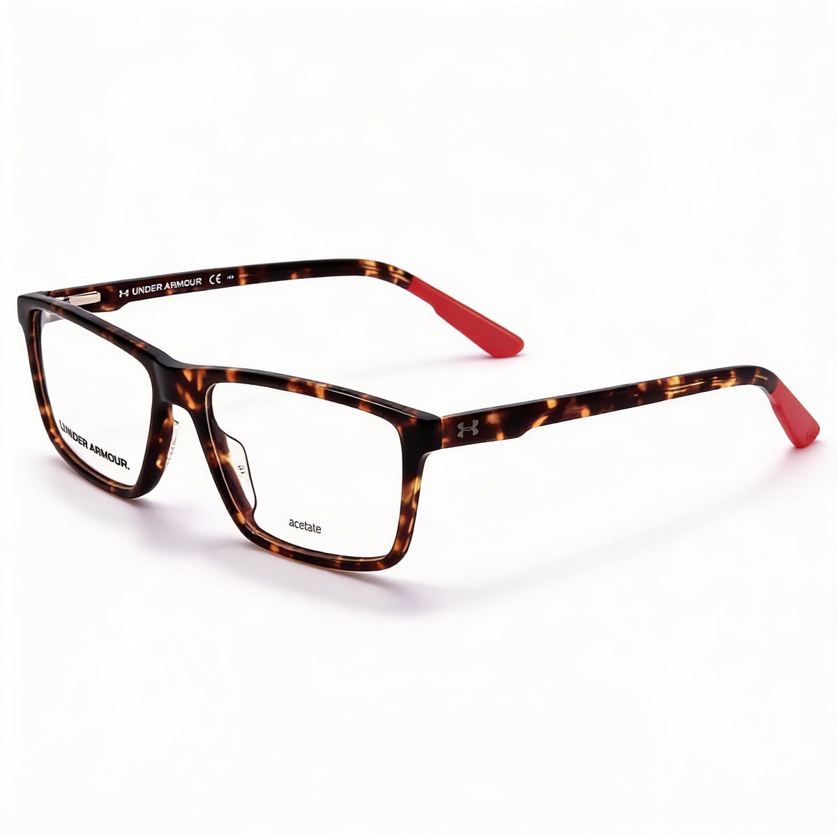 Gafas para hombre Under Armour Ua 5019 Havana con montura rectangular, plástico, 55 mm, Photo 1