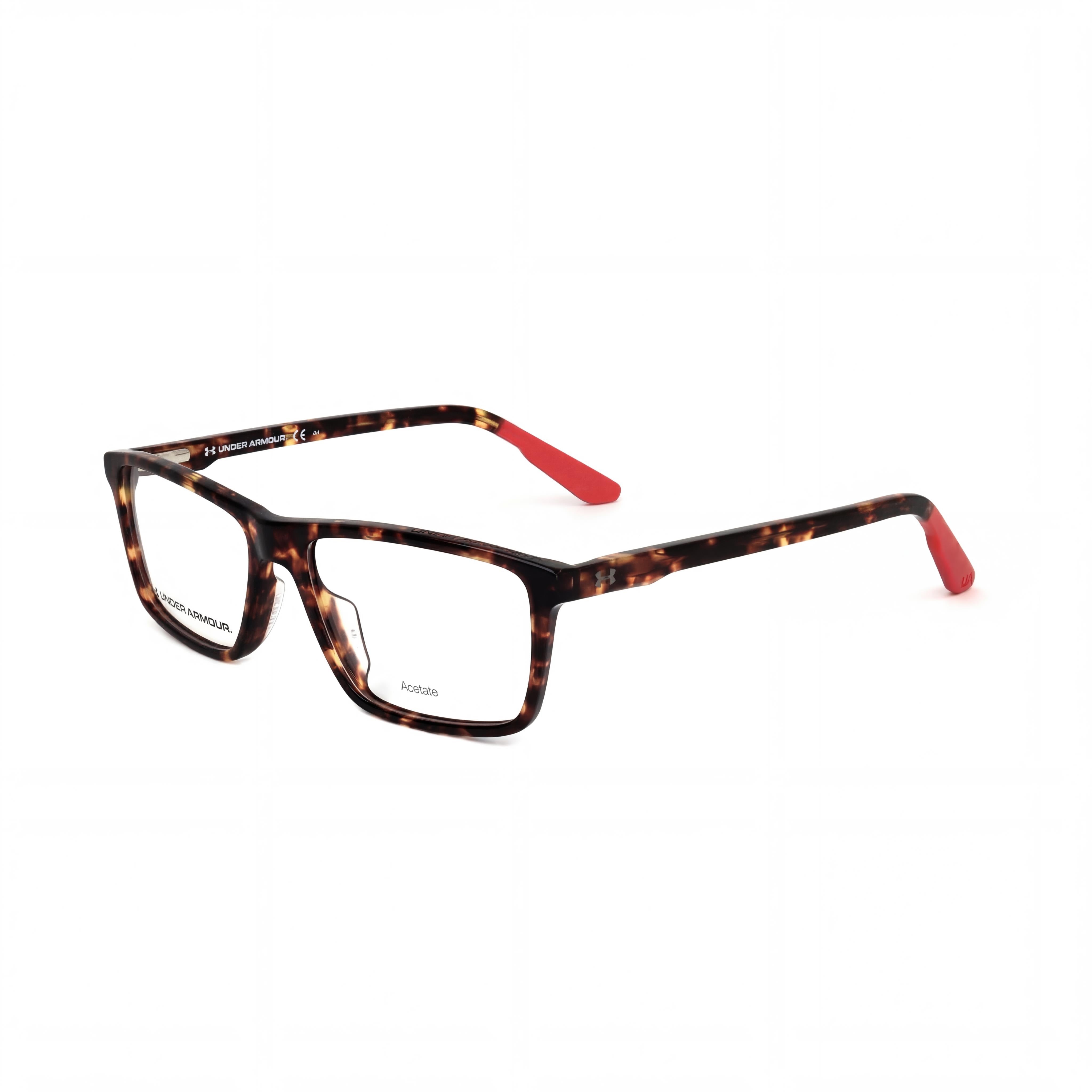 Under Armour UA 5019 Havana Rectangle Eyeglasses for Men, Photo 1