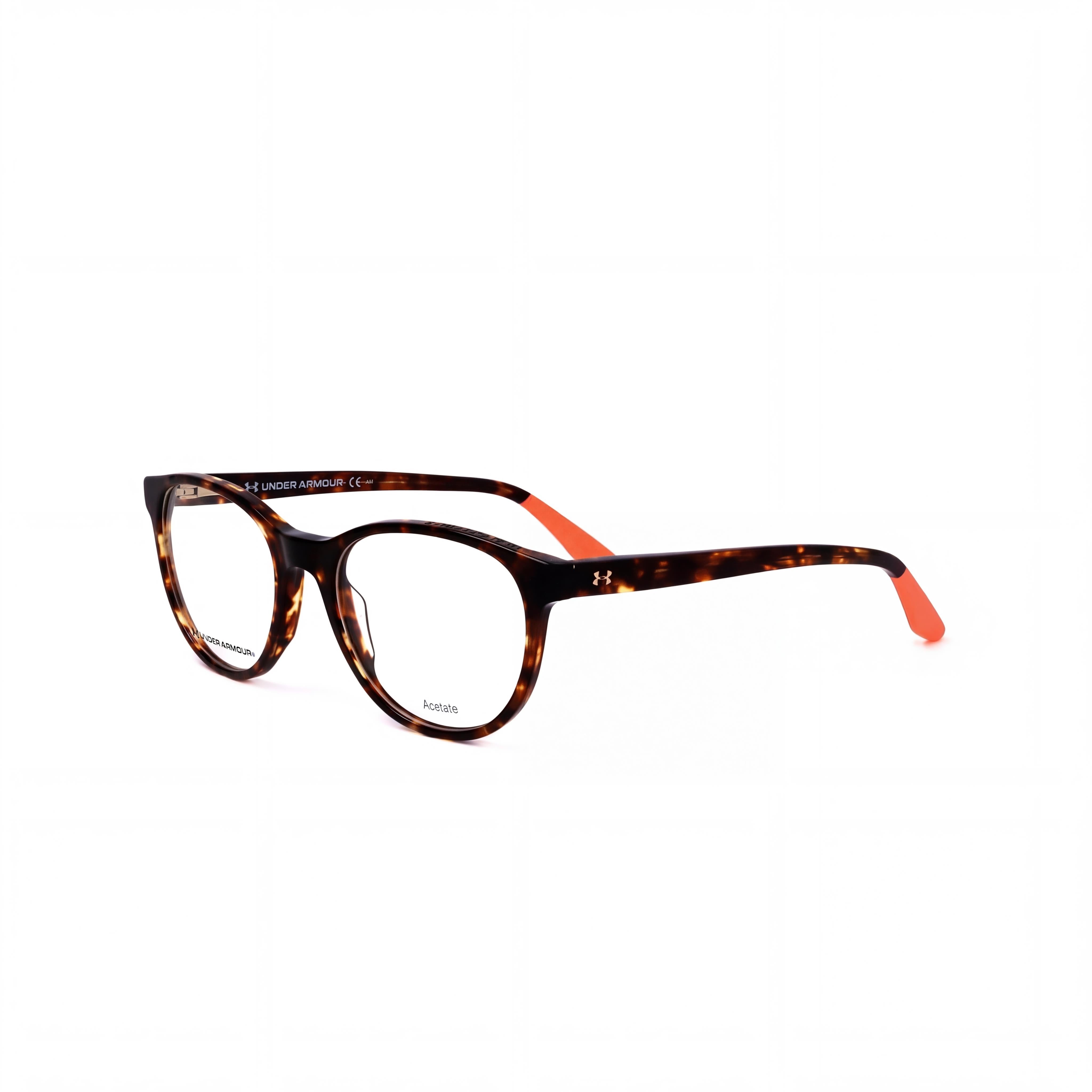 Lentes Ovalados Under Armour UA 5020 Havana de Acetato para Mujer, 52 mm, Photo 1