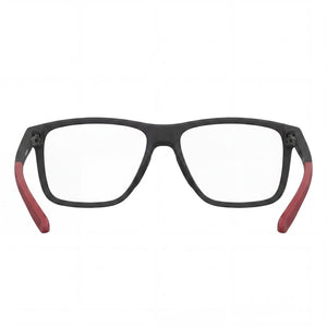 Under Armour Ua 5022 Rectangle Eyeglasses Unisex — side view, Black Propionate temples