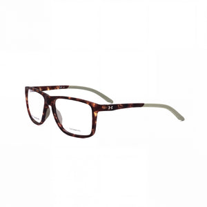 Under Armour UA 5022 Havana Rectangle Eyeglasses for Men, Propionate frame