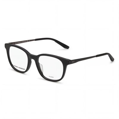 Under Armour UA 5026 Black Rectangle Eyeglasses for Men, Acetate frame