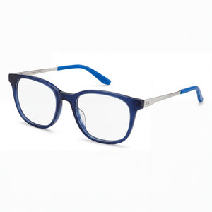 Under Armour UA 5026 Blue Square Eyeglasses Unisex, Acetate frame
