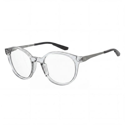 Under Armour UA 5027 Transparent Round Eyeglasses Unisex, Acetate frame