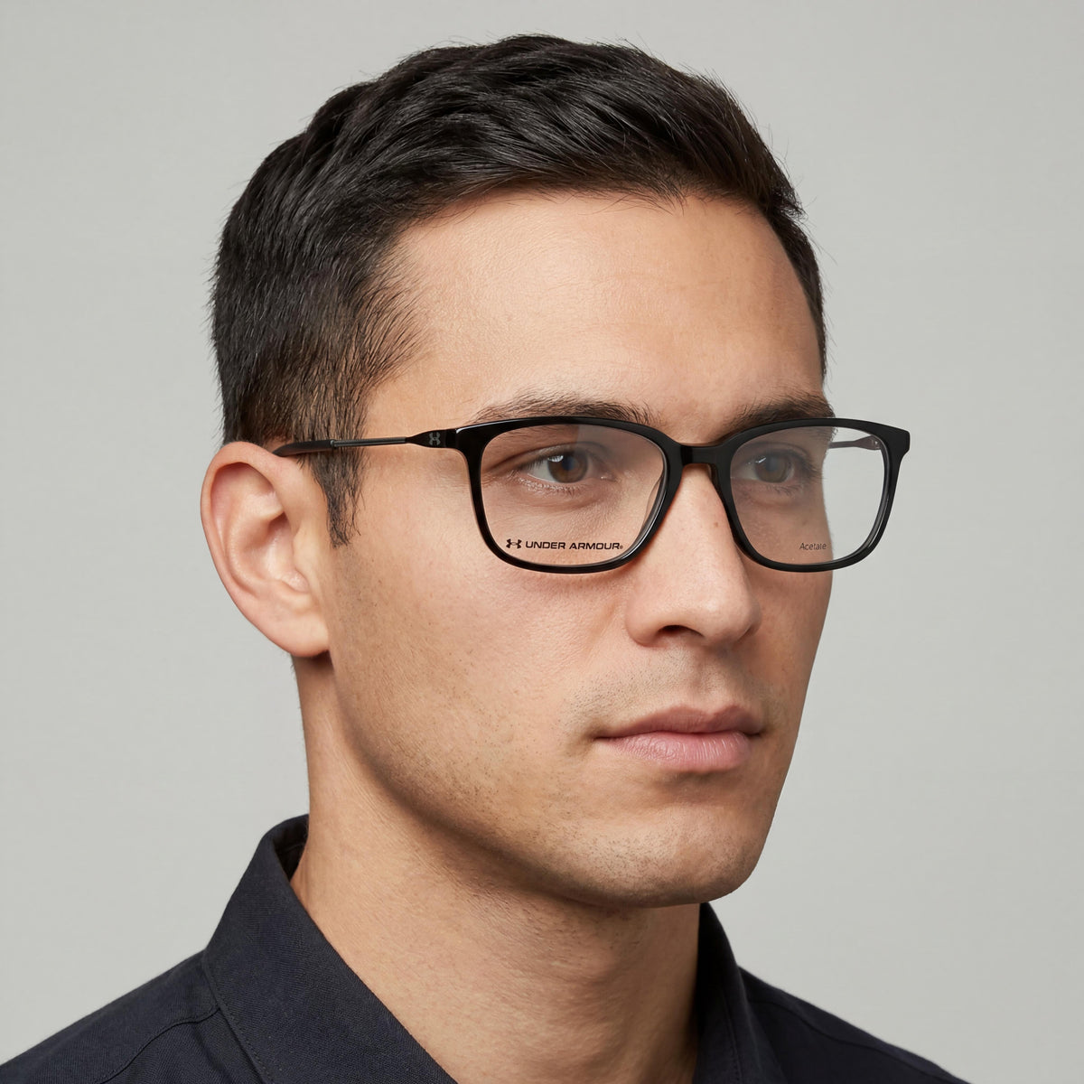Under Armour Ua 5032/g Black Rectangle Eyeglasses Unisex, 55mm, Photo 4