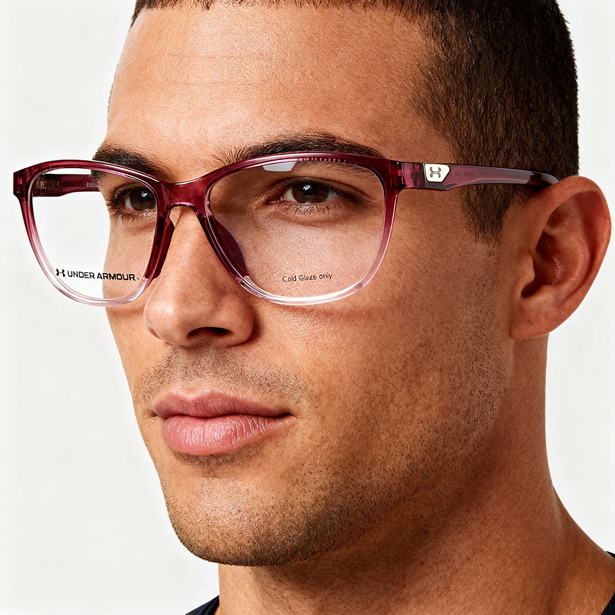 Gafas Cuadradas Color Vino Under Armour UA 5038 para Hombre, 54mm, Photo 3