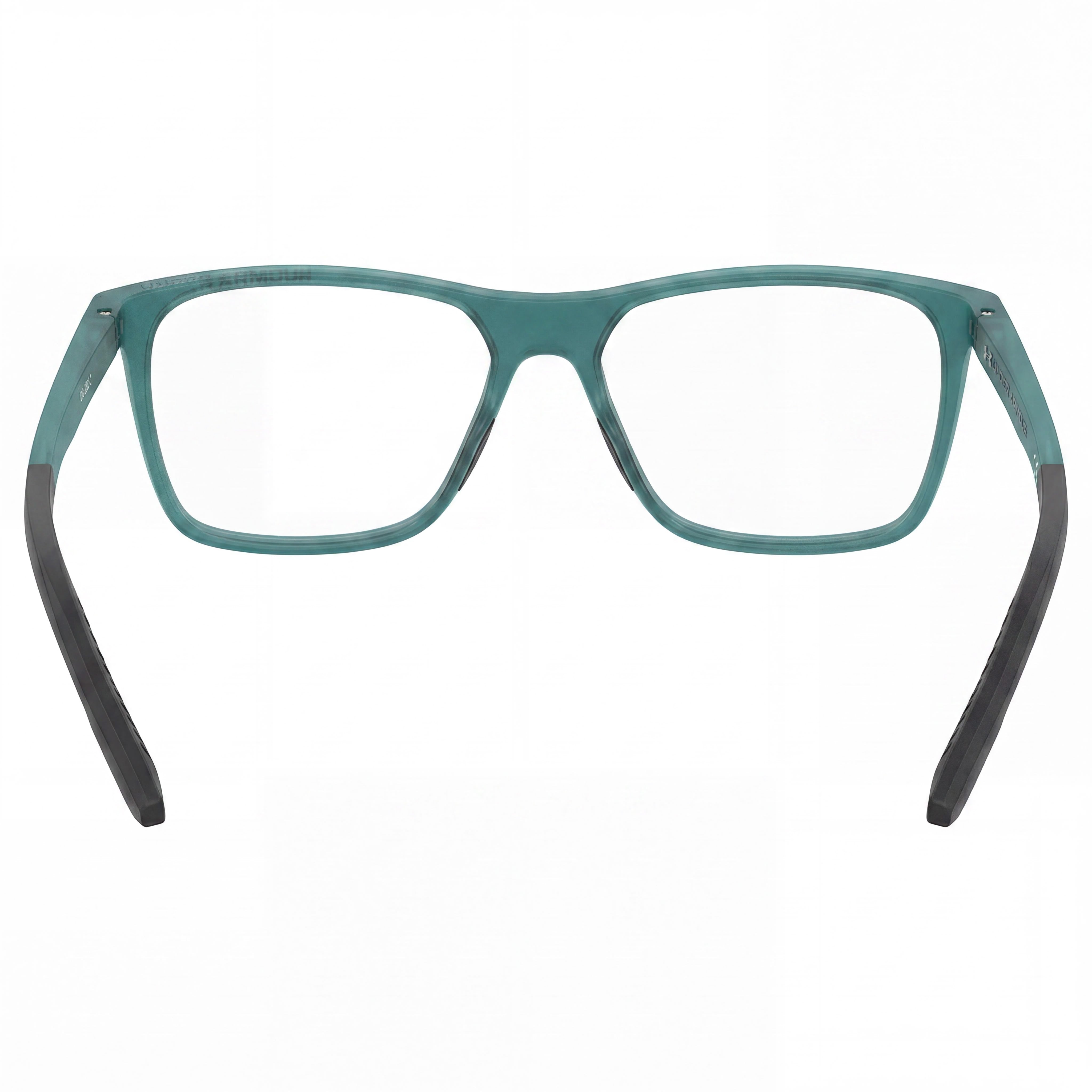 Under Armour UA 5043 Teal Rectangle Unisex Eyeglasses, Acetate, Photo 2