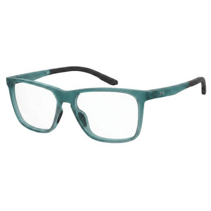 Under Armour UA 5043 Green Rectangle Eyeglasses Unisex, Acetate frame