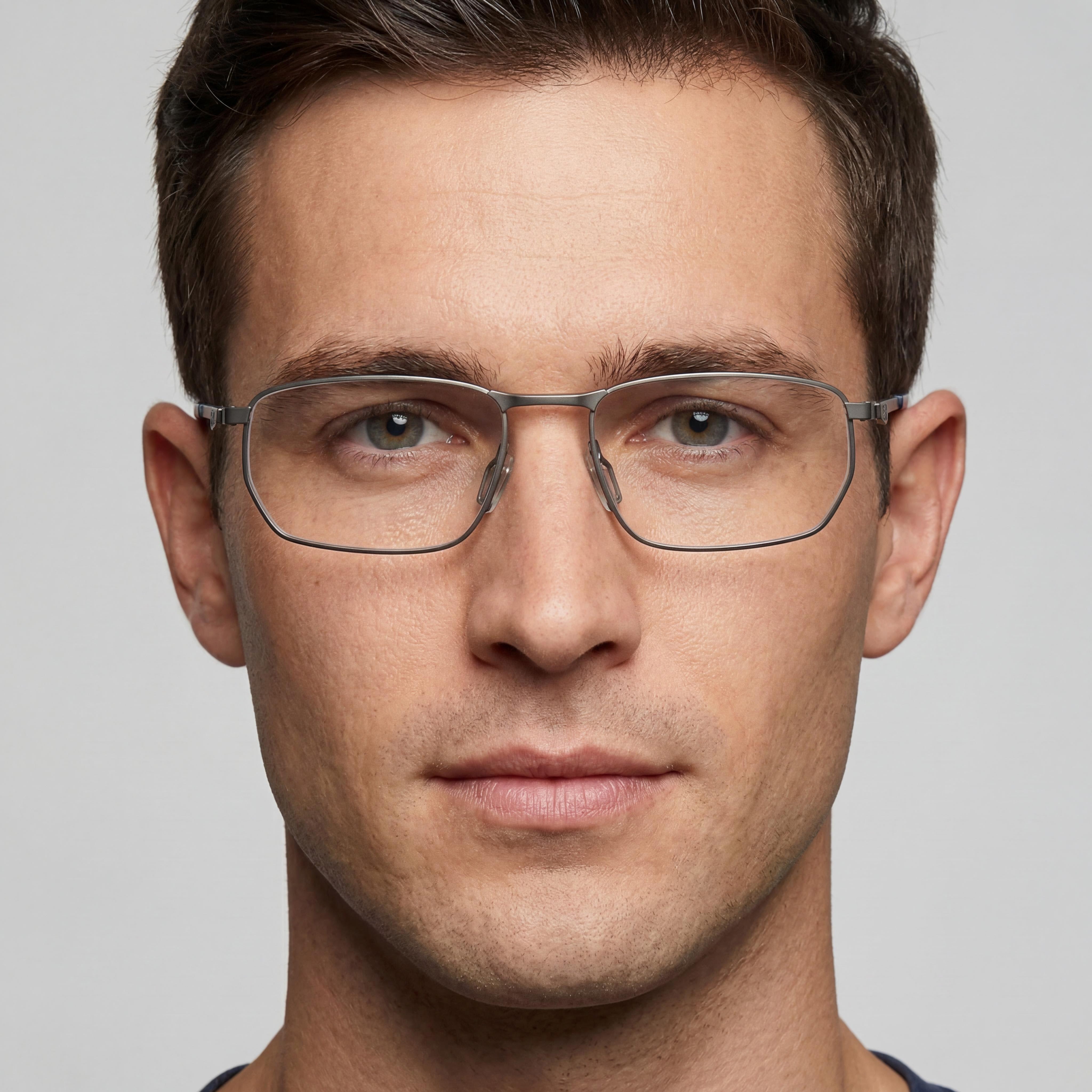 Under Armour UA 5046/G Ruthenium Blue Eyeglasses for Men, 55mm, Photo 4
