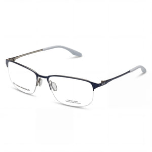 Under Armour Ua 5047/g Blue Rectangle Eyeglasses Unisex, Alloy Steel frame