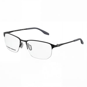 Under Armour Ua 5047/g Matt Black Rectangle Eyeglasses for Unisex, Stainless Steel frame