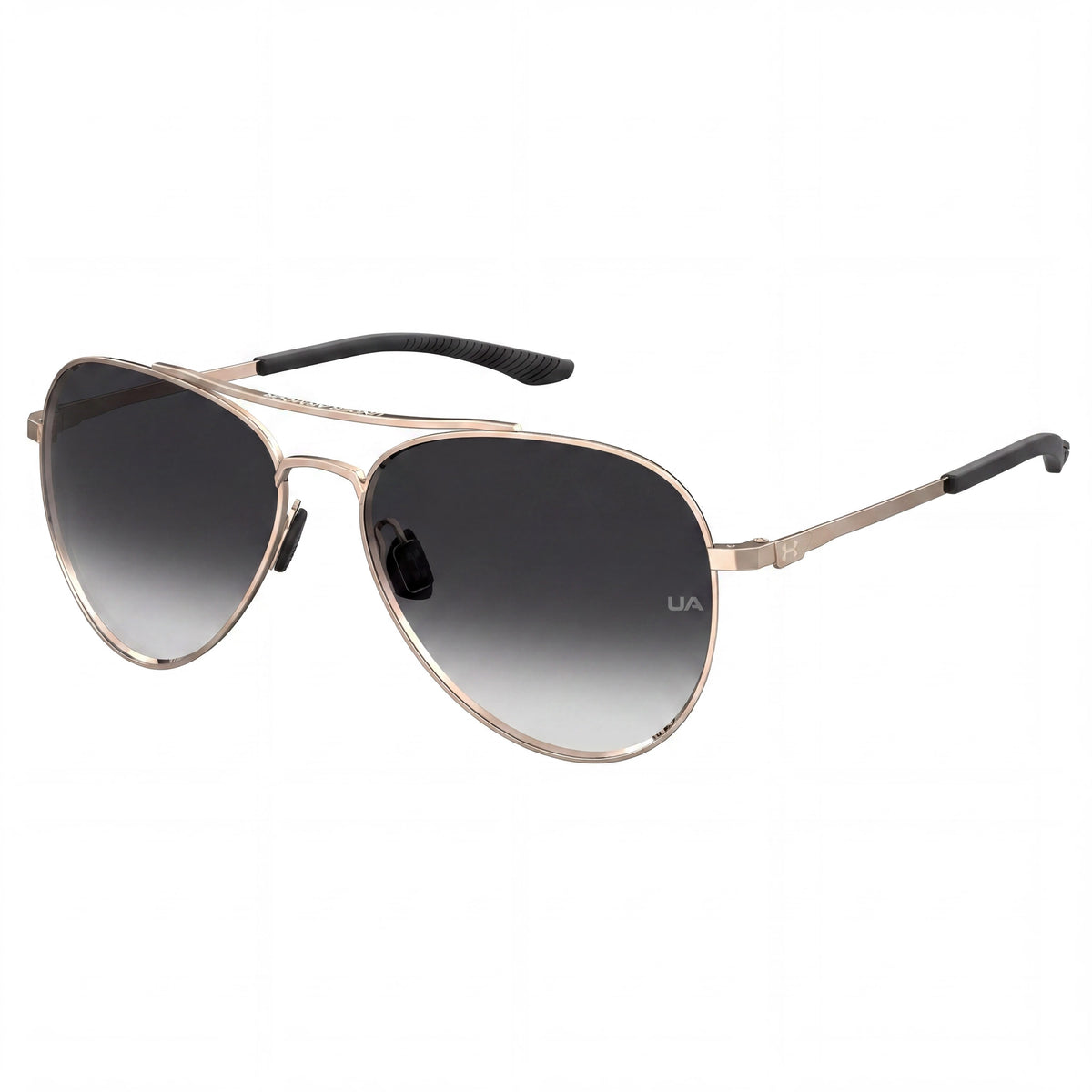 Under Armour Ua Instinct Rose Gold Aviator Sunglasses Unisex, 57mm, Photo 1