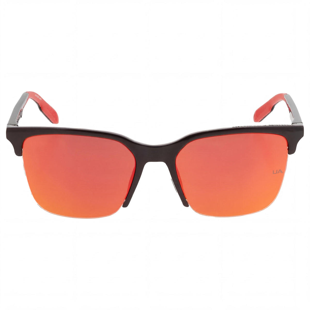 Under Armour Ua Phenom Shiny Black Square Sunglasses for Men, 55mm, Photo 2