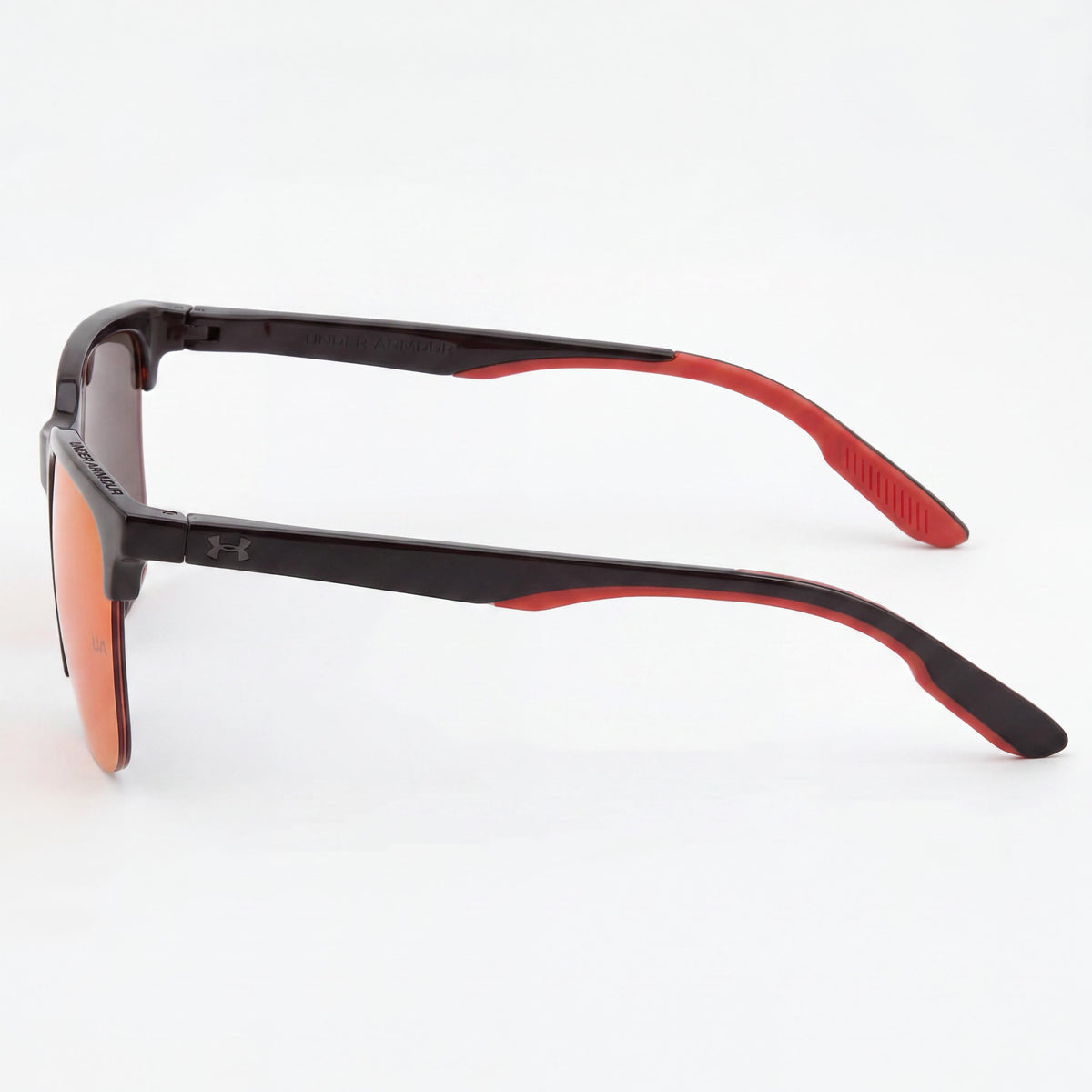 Under Armour Ua Phenom Shiny Black Square Sunglasses for Men, 55mm, Photo 3