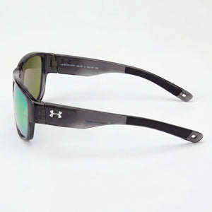 Under Armour UA SCORCHER Shield Sunglasses Unisex — side view, Non-Polarized Green lens