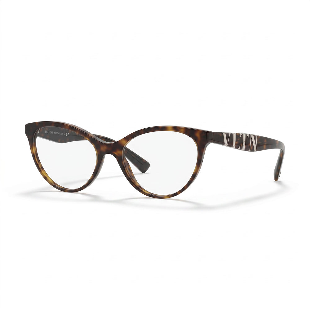 Valentino VA3013 Havana Cat Eye Eyeglasses Unisex frame