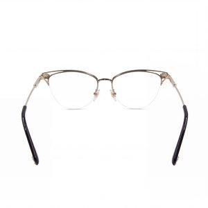 Versace 0VE1280 Cat Eye Eyeglasses for Women — front view, Metal