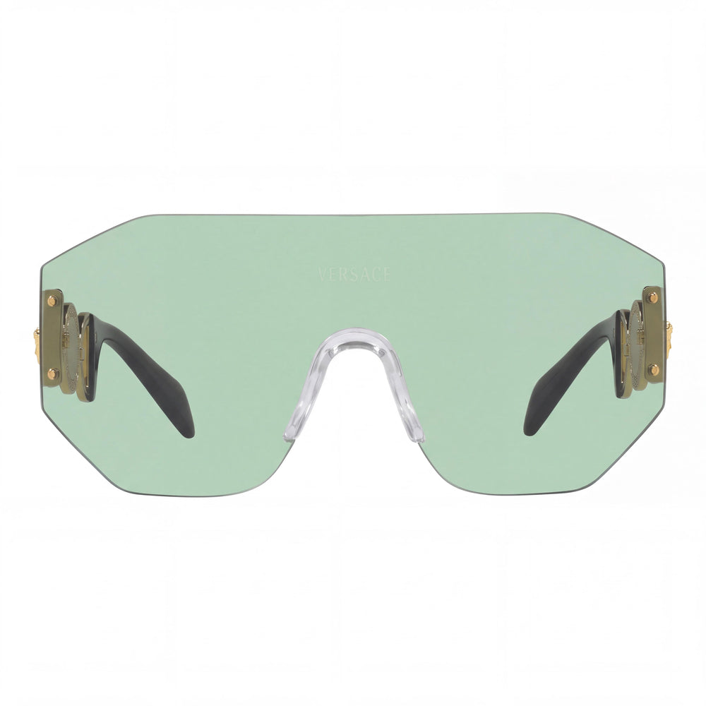 Versace 0ve2258 Shield Sunglasses for Women — front view, Metal frame