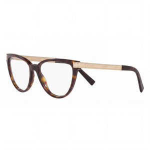 Versace 0ve3271 108 Dark Havana Cat Eye Eyeglasses for Women, Plastic frame