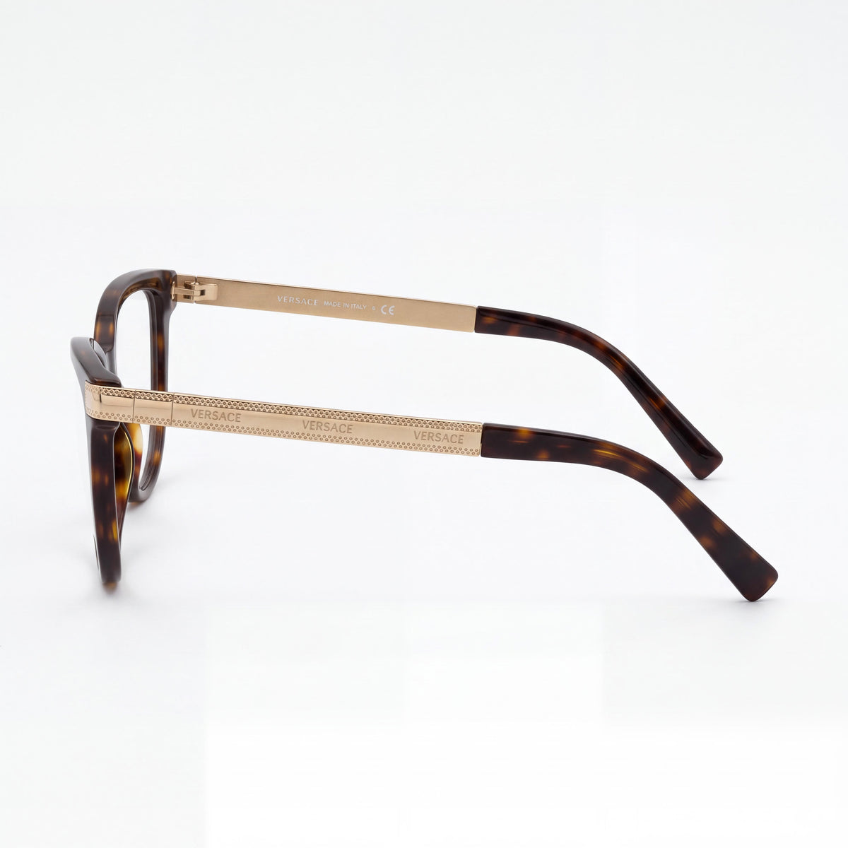 Versace 0ve3271 108 Dark Havana Cat Eye Eyeglasses for Women, 54mm, Photo 3