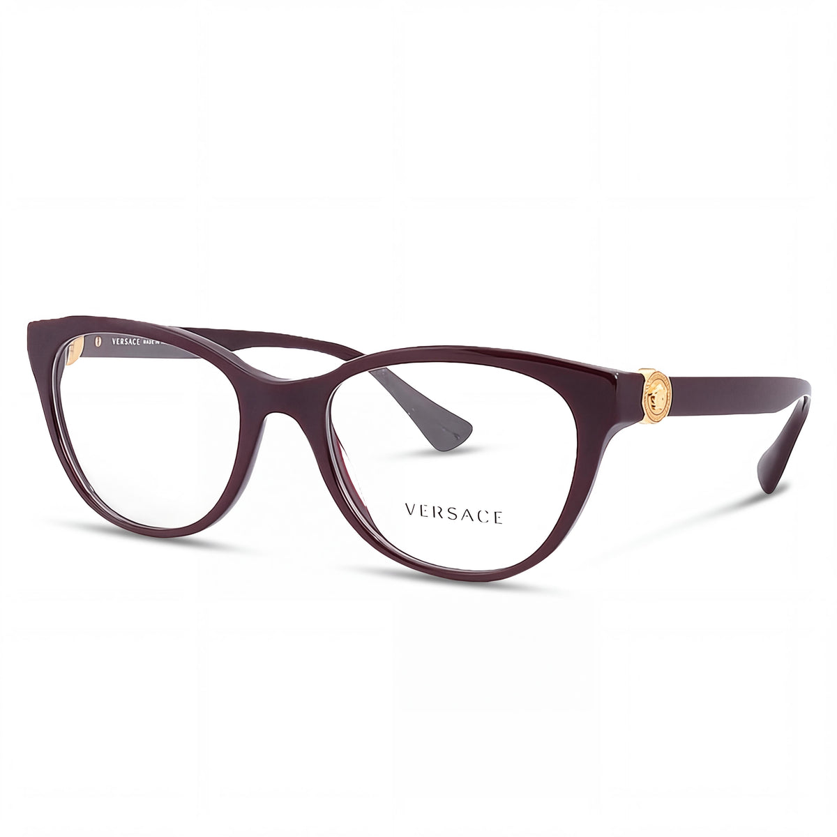 Versace 0VE3330 5386 Plum Cat Eye Eyeglasses for Women, 55mm, Photo 1