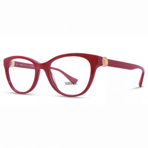 Versace 0VE3330 5388 Parade Red Cat Eye Eyeglasses for Women, Plastic frame