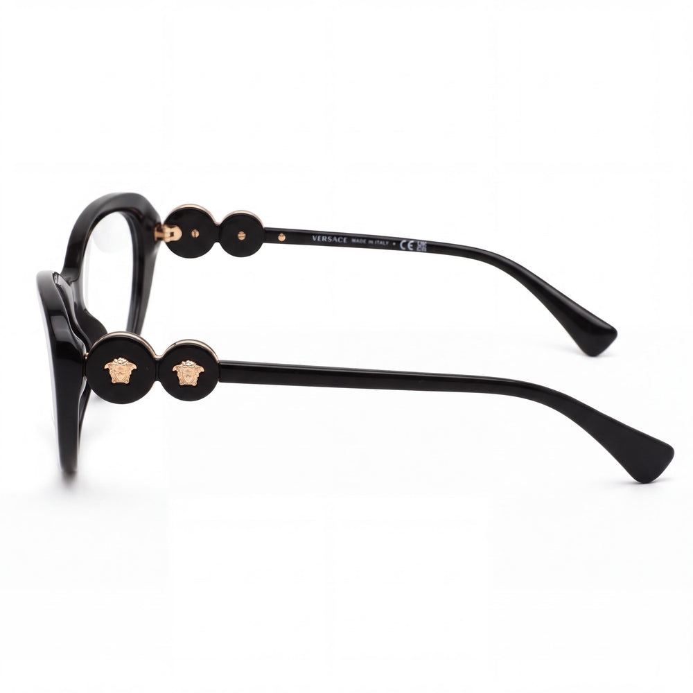 Versace 0VE3331U GB1 Oval Eyeglasses for Men — front view, Plastic