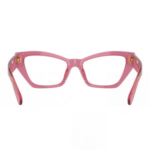 Versace 0VE3373U Cat Eye Eyeglasses for Women — interior view, demo lenses