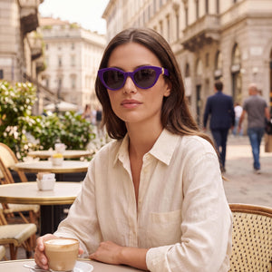 Versace 0VE4435 Violet Sunglasses Unisex — lifestyle wear, garden parties and weekend brunches